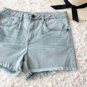 William Rast Perfect Denim Jean Raw Hem Jean Shorts